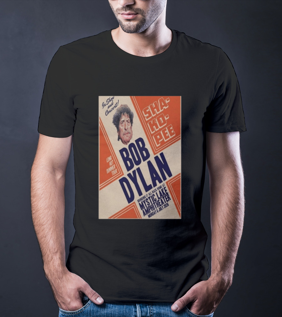 Bob Dylan Long Hot Summer Tour Mystic Lake Amphitheater Shakopee 6 July 2026 T-Shirt
