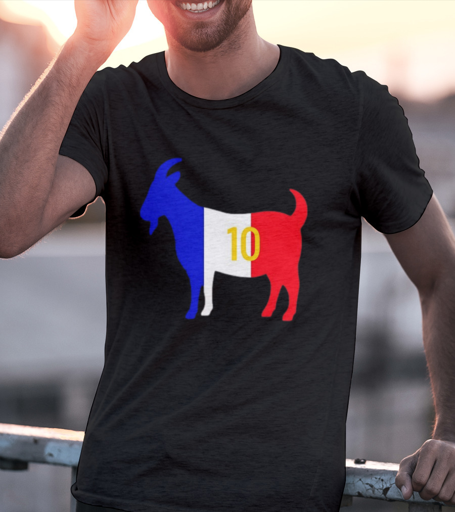 France Goat 10 Kylian Mbappe French Football Soccer Legend T-Shirt