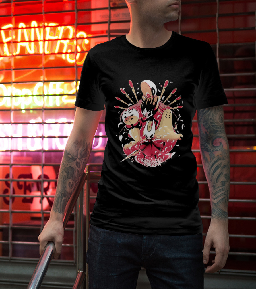 Hollow Knight Silksong Silk Showdown Hornet Needle Battle T-Shirt