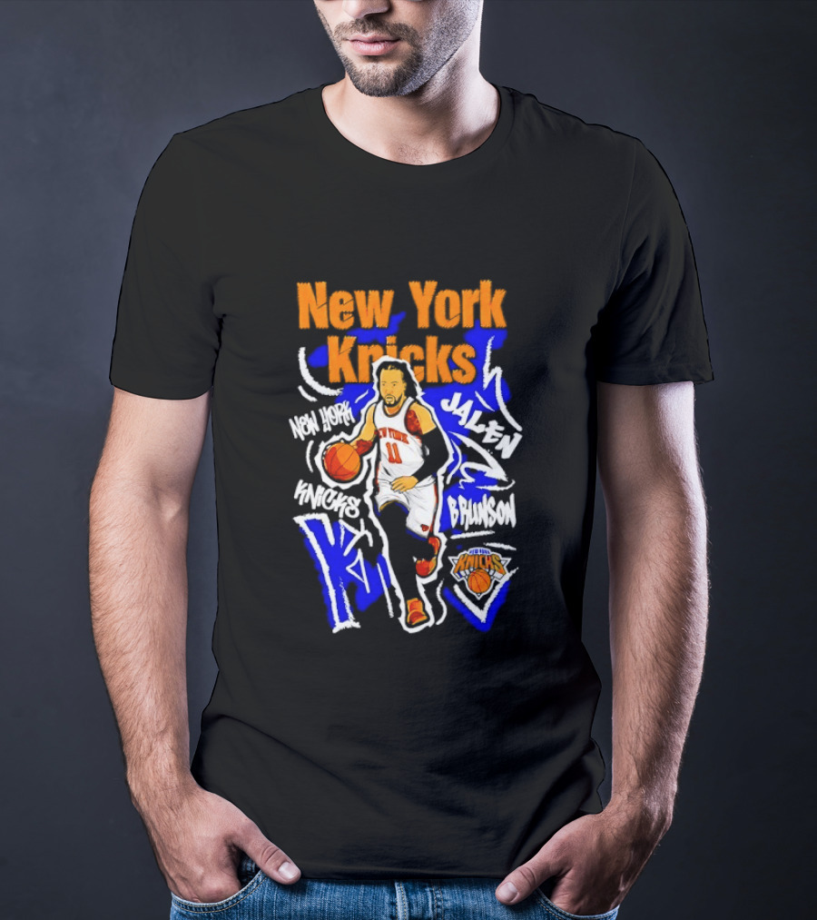 New York Knicks Jalen Brunson MVP Players NBA Basketball T-Shirt