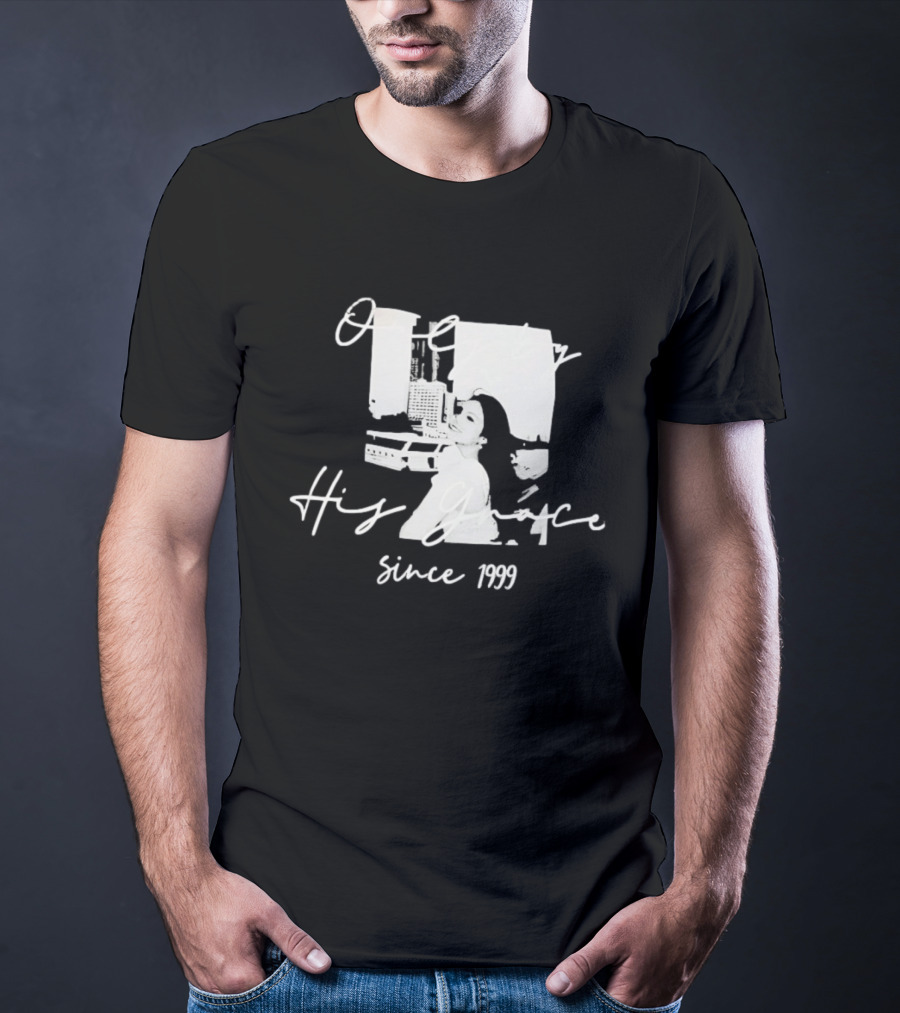 Only By His Grace Since 1999 Vintage Style Retro Technology T-Shirt