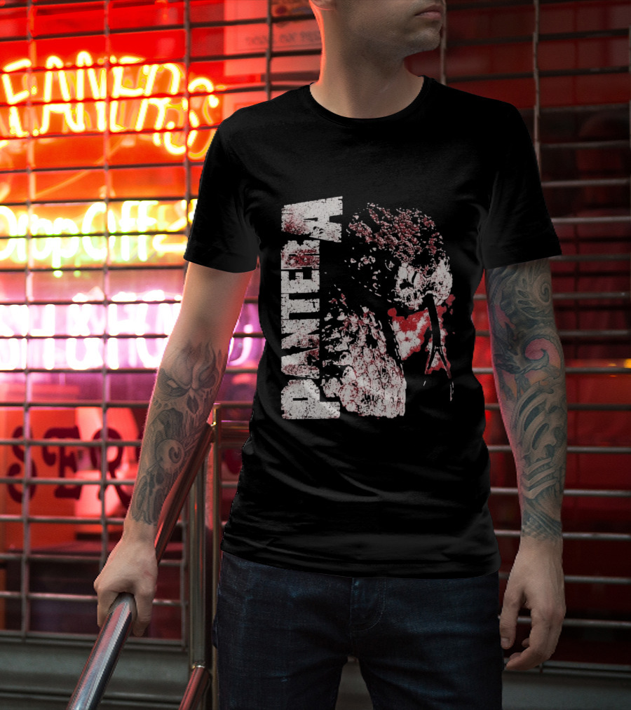 Pantera UK And EU Tour 2026 Rattlesnake Snake Skull Band T-Shirt