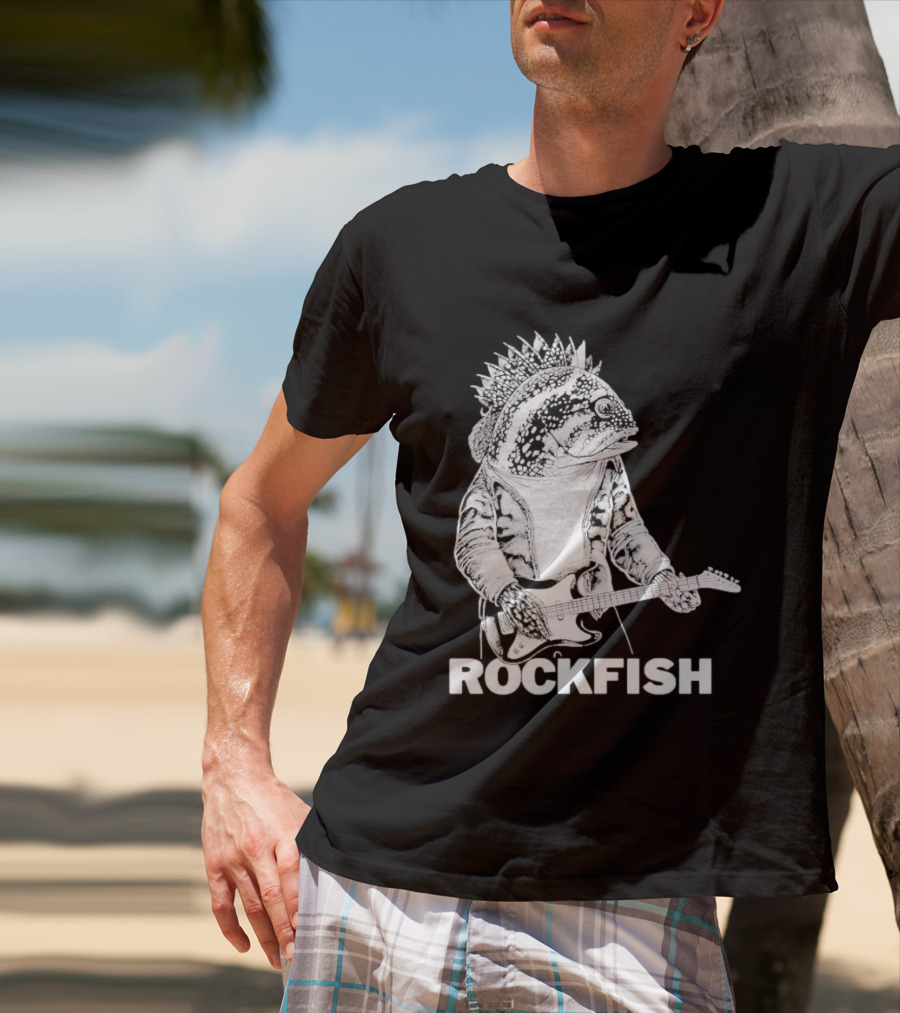 Rockfish Jacket Electric Guitar Performance T-Shirt