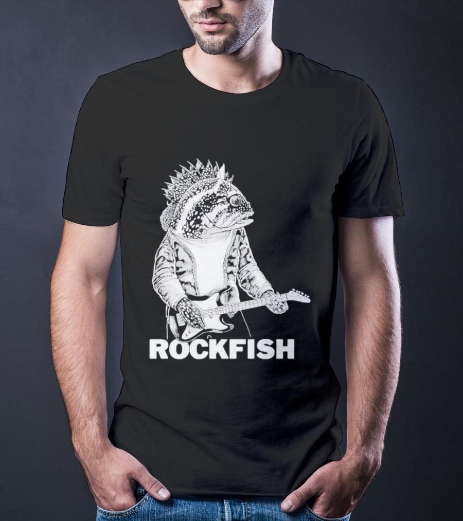 Rockfish Jacket Electric Guitar Performance T-Shirt