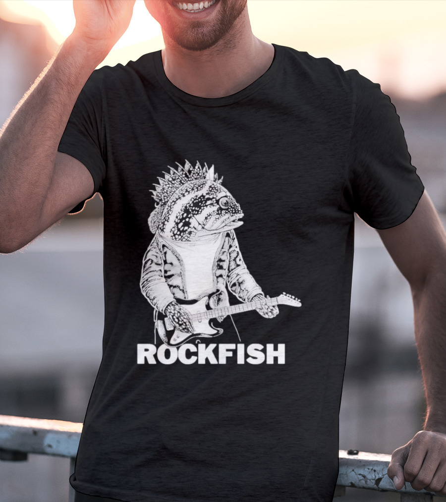 Rockfish Jacket Electric Guitar Performance T-Shirt