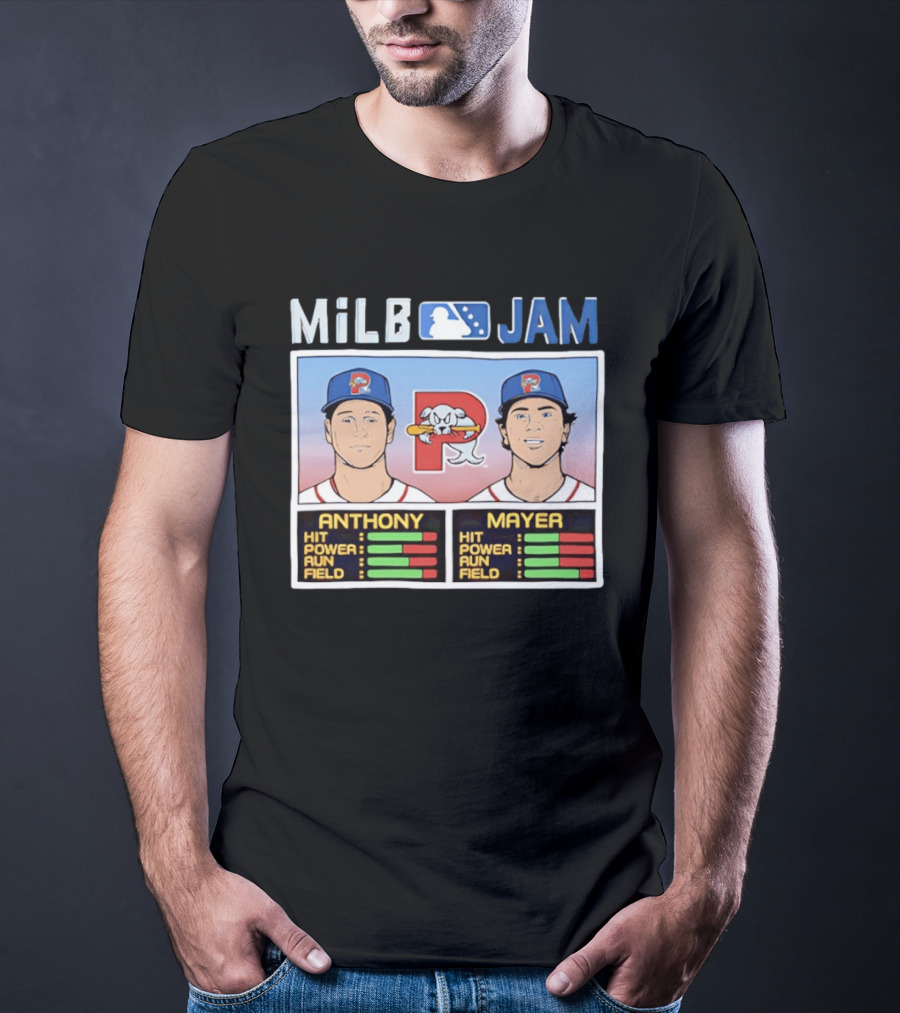 MiLB Jam Roman Anthony Marcelo Mayer Portland Sea Dogs T-Shirt