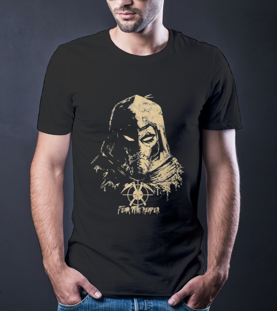 Scarecrow Batman Arkham Series Fear The Reaper Distressed T-Shirt