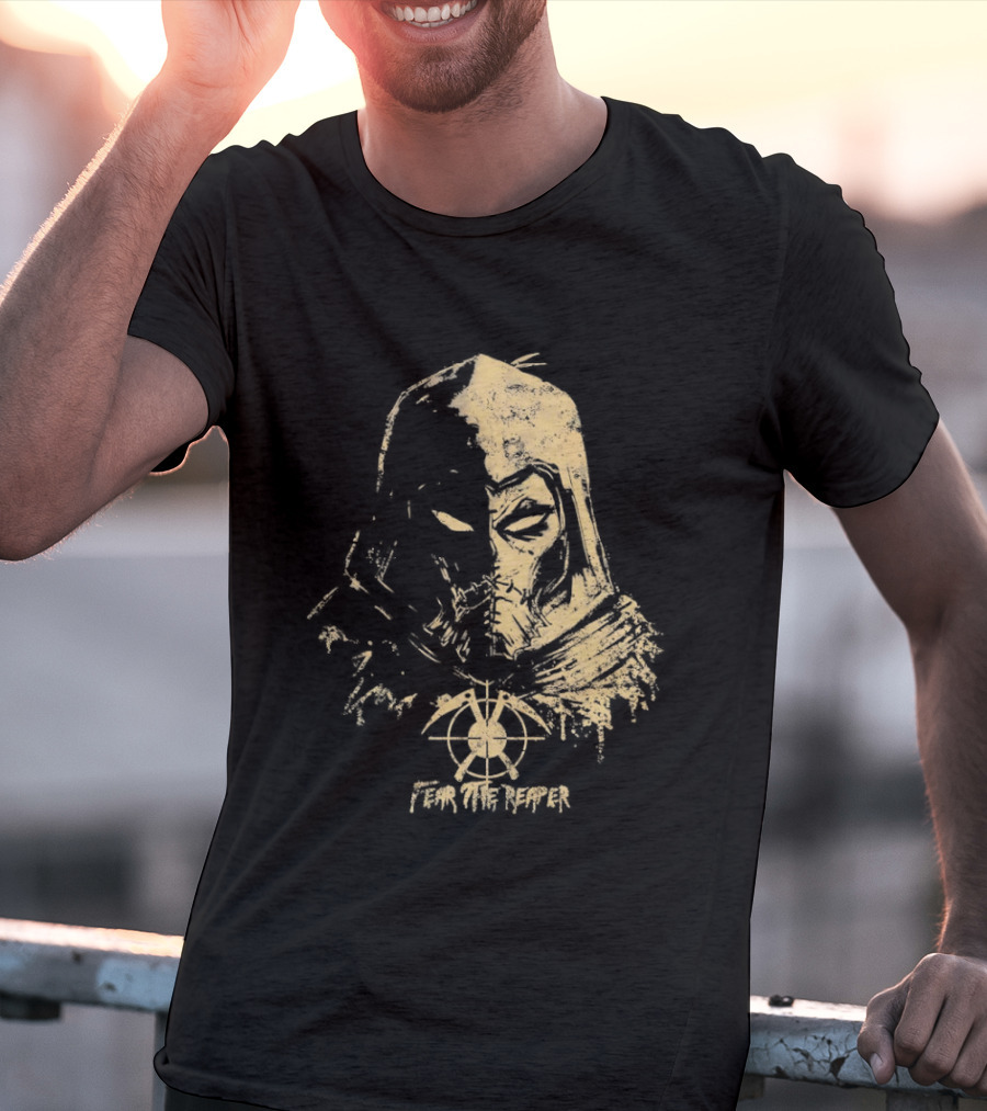 Scarecrow Batman Arkham Series Fear The Reaper Distressed T-Shirt