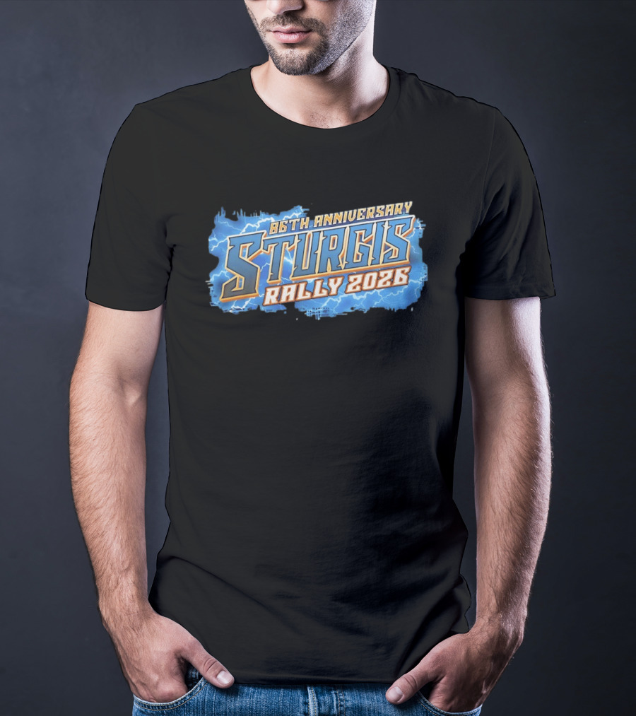 86th Anniversary Sturgis Rally 2026 Lightning T-Shirt