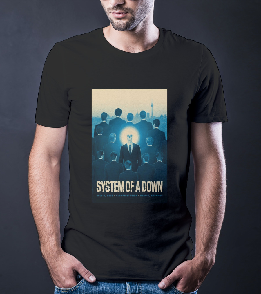 System Of A Down July 8 2026 Olympiastadion Berlin Germany T-Shirt