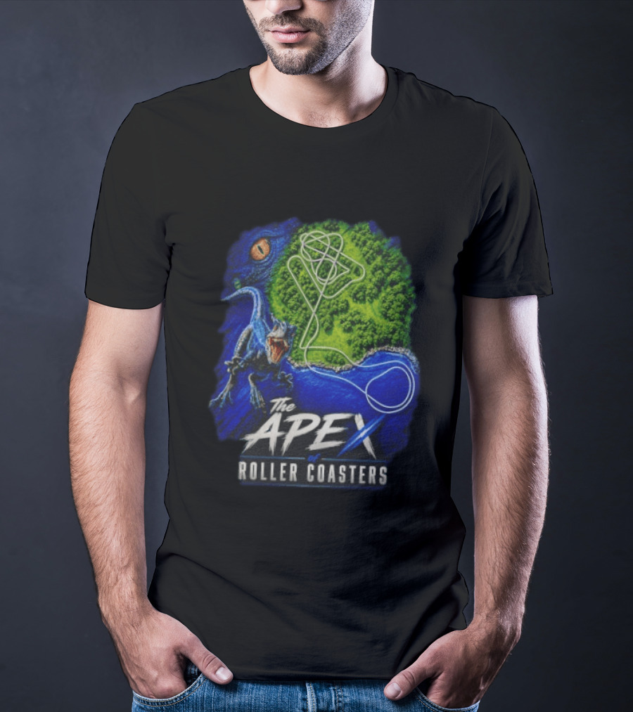 The Apex Of Roller S Raptor Dinosaur Adventure T-Shirt