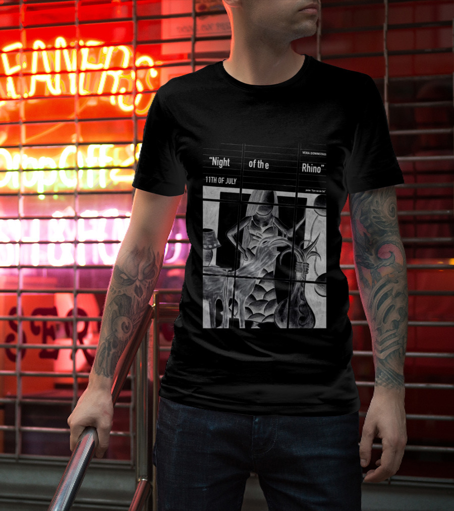 Night Of The Rhino 11th Of July Vera Downstage Groningen Netherlands Fynn Van Der Ziel T-Shirt