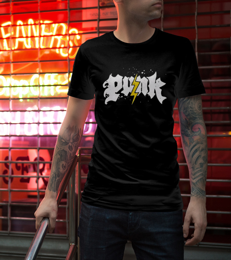 WWE CM Punk Lightning Bolt T-Shirt