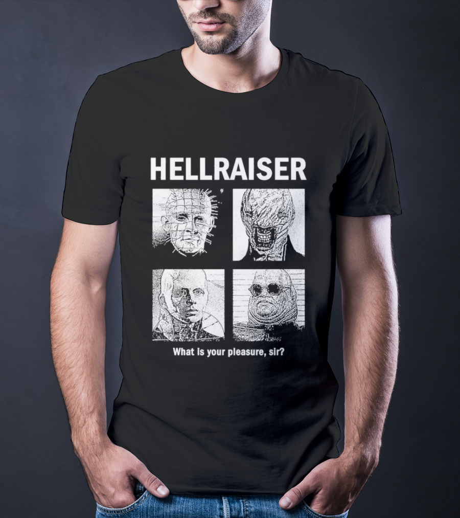 Hellraiser What Is Your Pleasure Sir Iconic Characters Montage T-Shirt