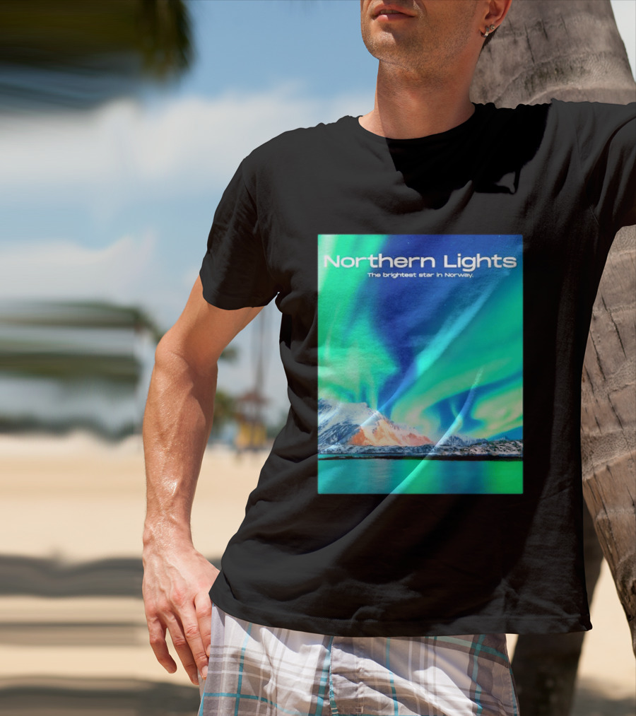 Northern Lights The Brightest Star In Norway T-Shirt