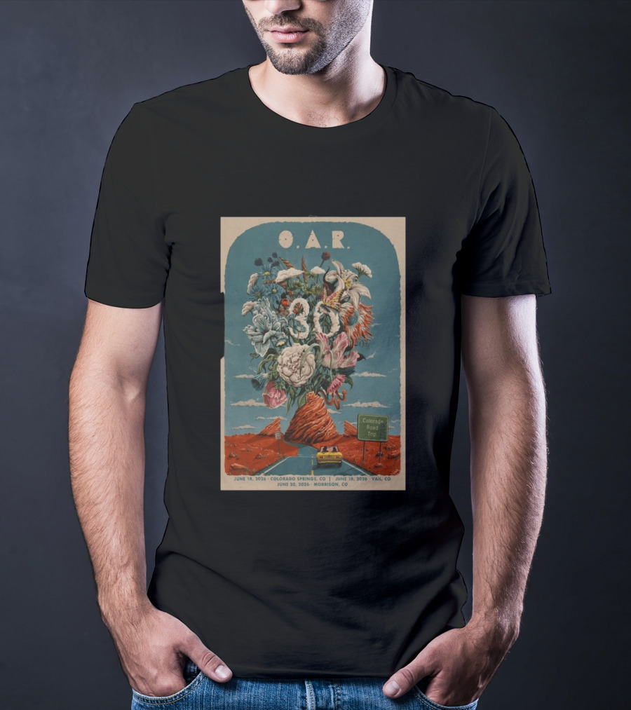 O.A.R. Colorado Road Trip Tour Morrison June 20 2026 T-Shirt