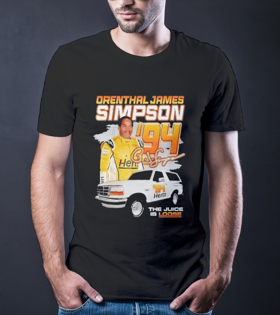 Orenthal James Simpson '94 The Juice Is Loose T-Shirt