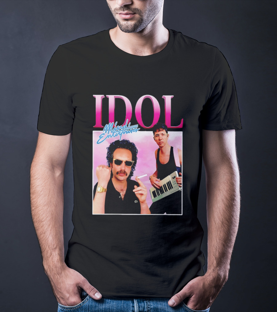 IDOL Mindi Enterprises Band Photo Retro 80s T-Shirt