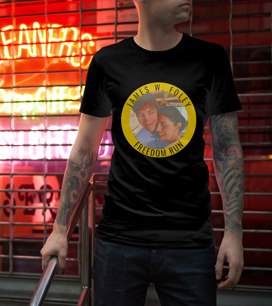 James W Foley Freedom Run Memorial Charity Event T-Shirt