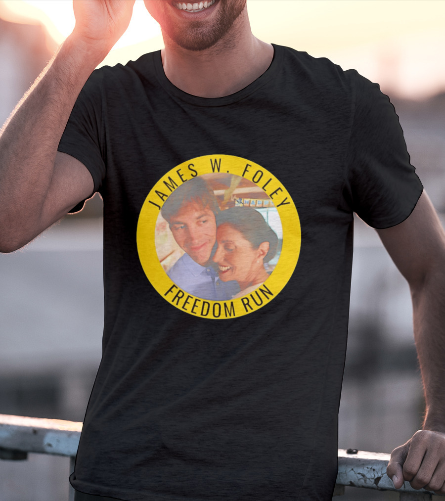 James W Foley Freedom Run Memorial Charity Event T-Shirt