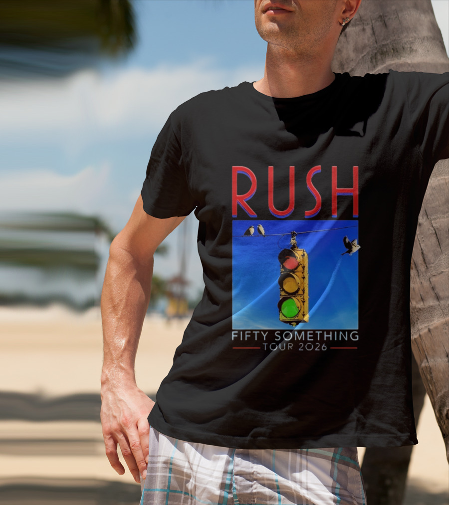 Rush Fifty Something Tour 2026 Traffic Light T-Shirt