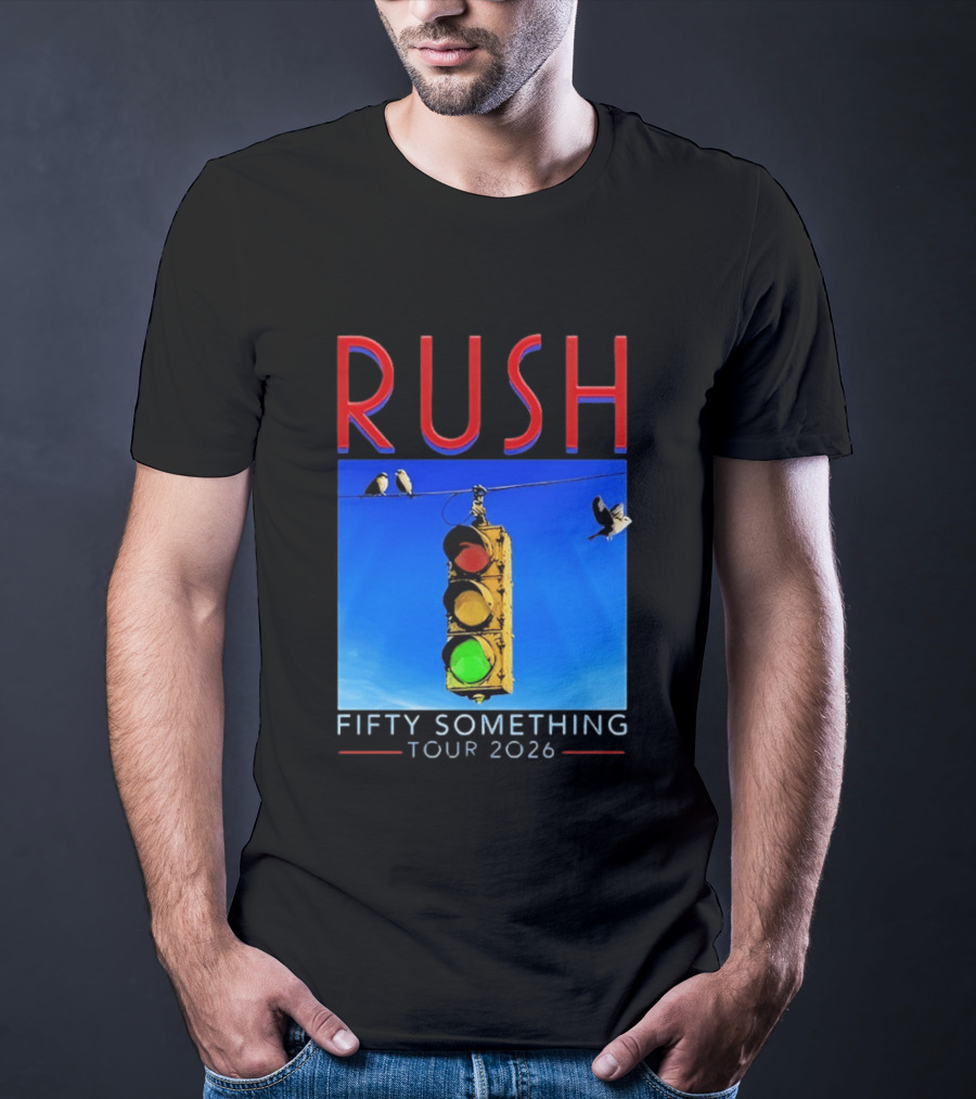 Rush Fifty Something Tour 2026 Traffic Light T-Shirt