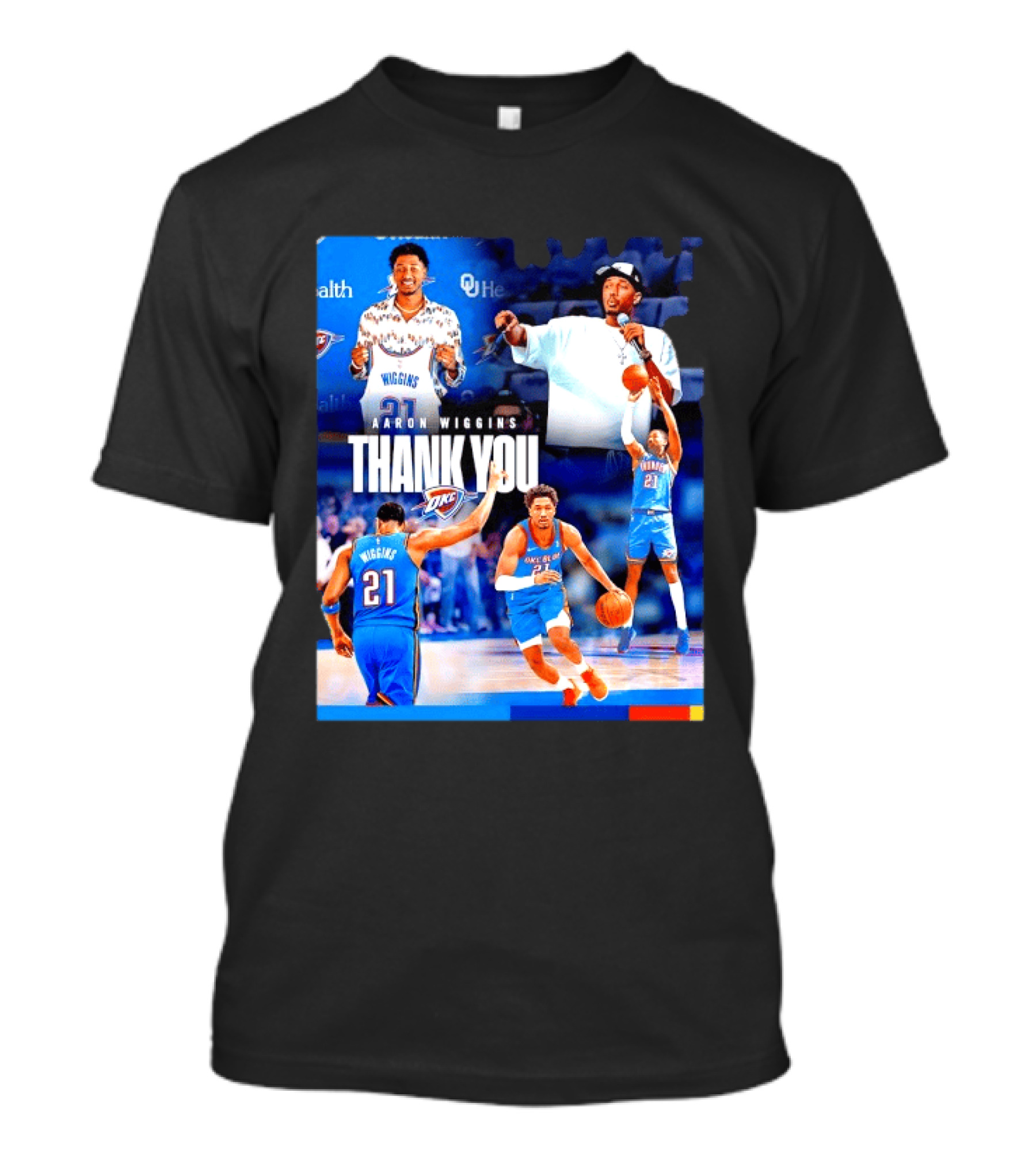 Aaron Wiggins Oklahoma City Thunder Thank You T-Shirt
