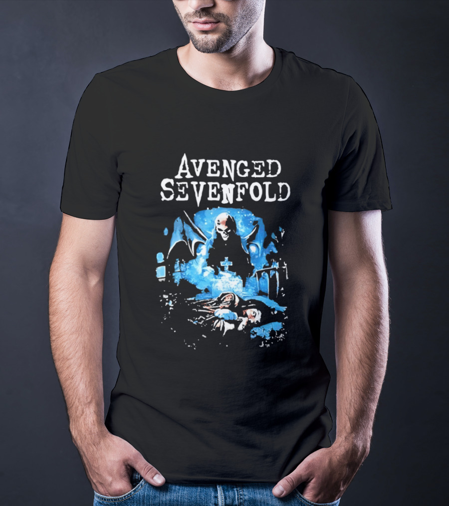 Avenged Sevenfold Grim Reaper Grave Heavy Metal T-Shirt