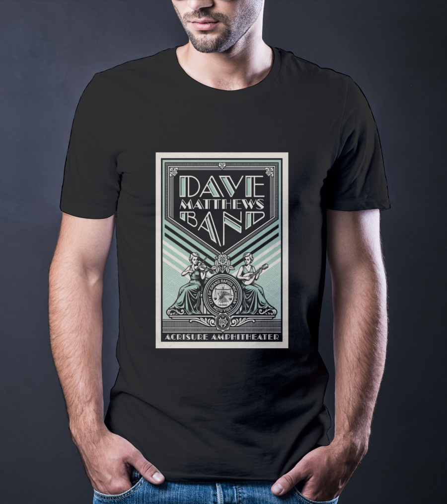 Dave Matthews Band Grand Rapids Event On Jul 8 2026 T-Shirt