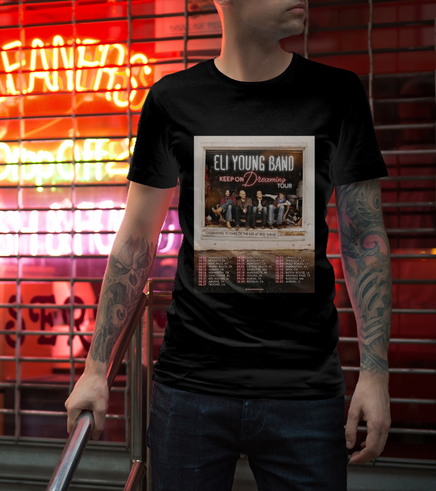 Eli Young Band Keep On Dreaming Tour USA 2026 T-Shirt