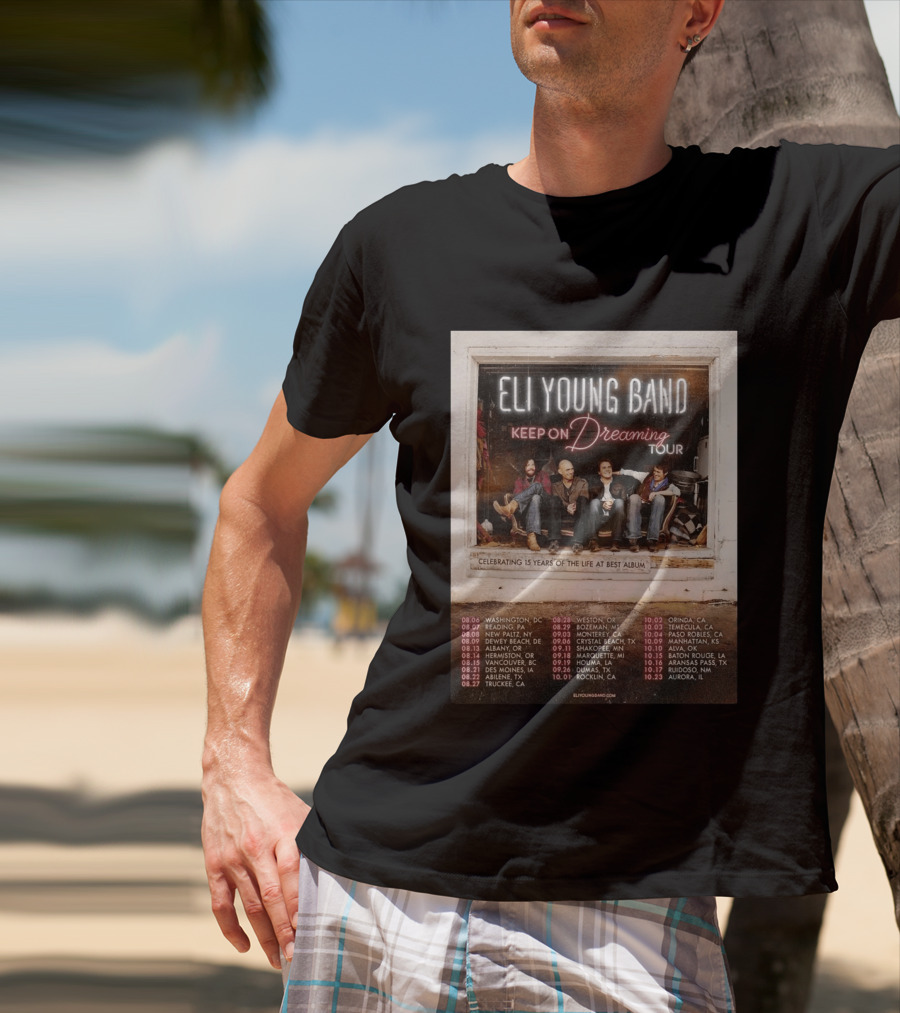 Eli Young Band Keep On Dreaming Tour USA 2026 T-Shirt