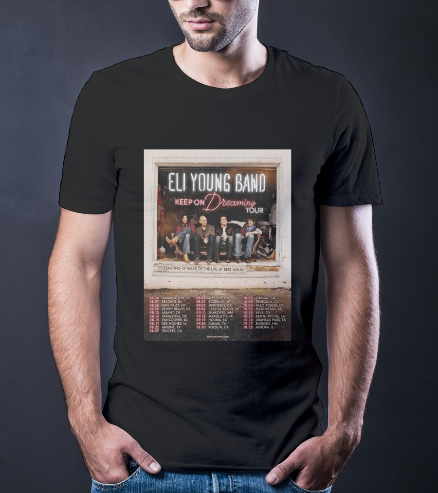 Eli Young Band Keep On Dreaming Tour USA 2026 T-Shirt
