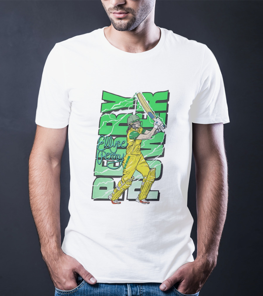 Ellyse Perry Australian Power Cricket Player Australia T-Shirt
