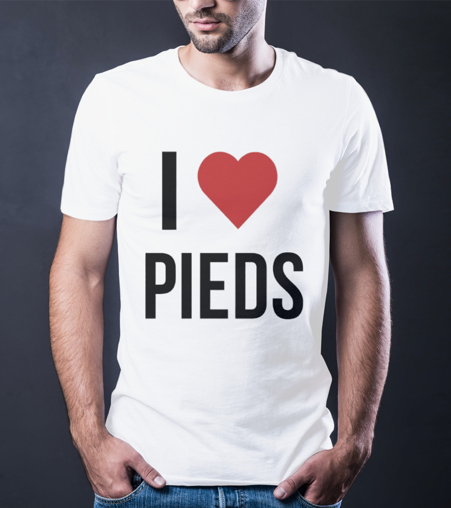 I Heart Pieds T-Shirt