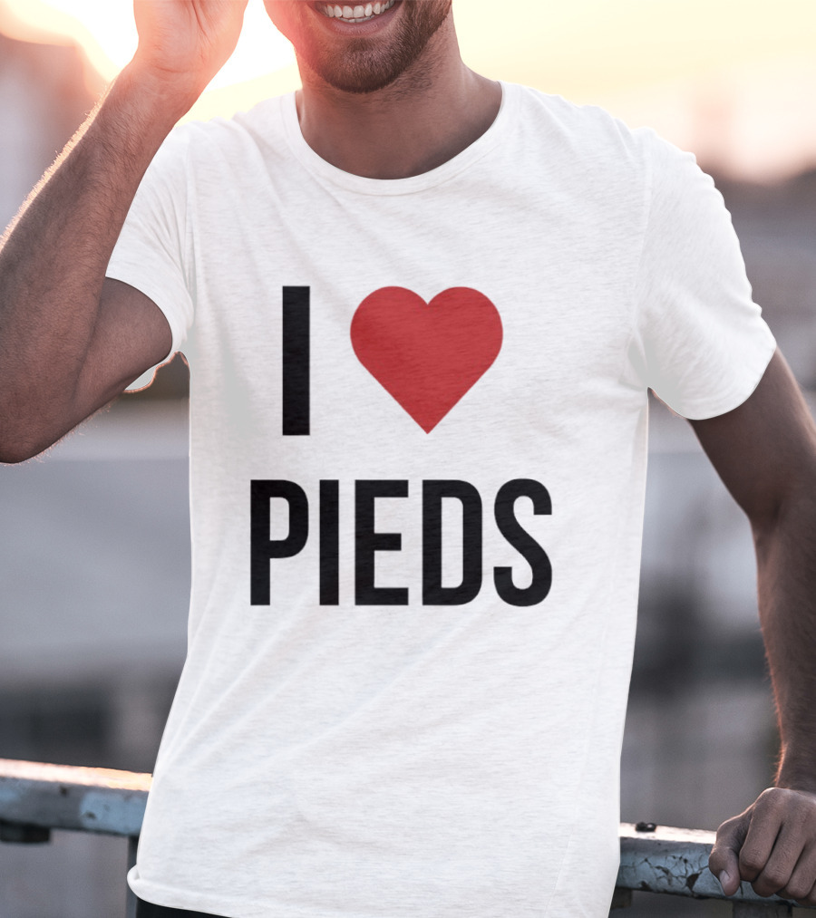 I Heart Pieds T-Shirt