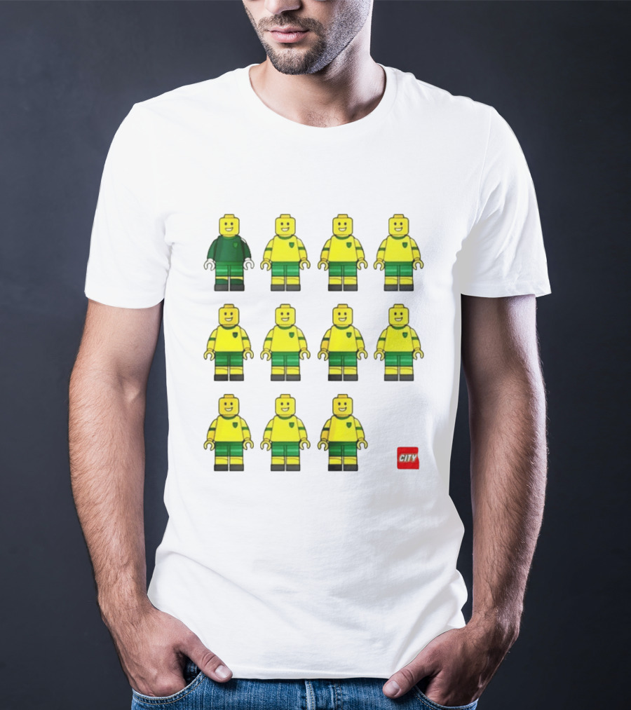 Norwich City F.C. Lego Minifigures Team Formation T-Shirt