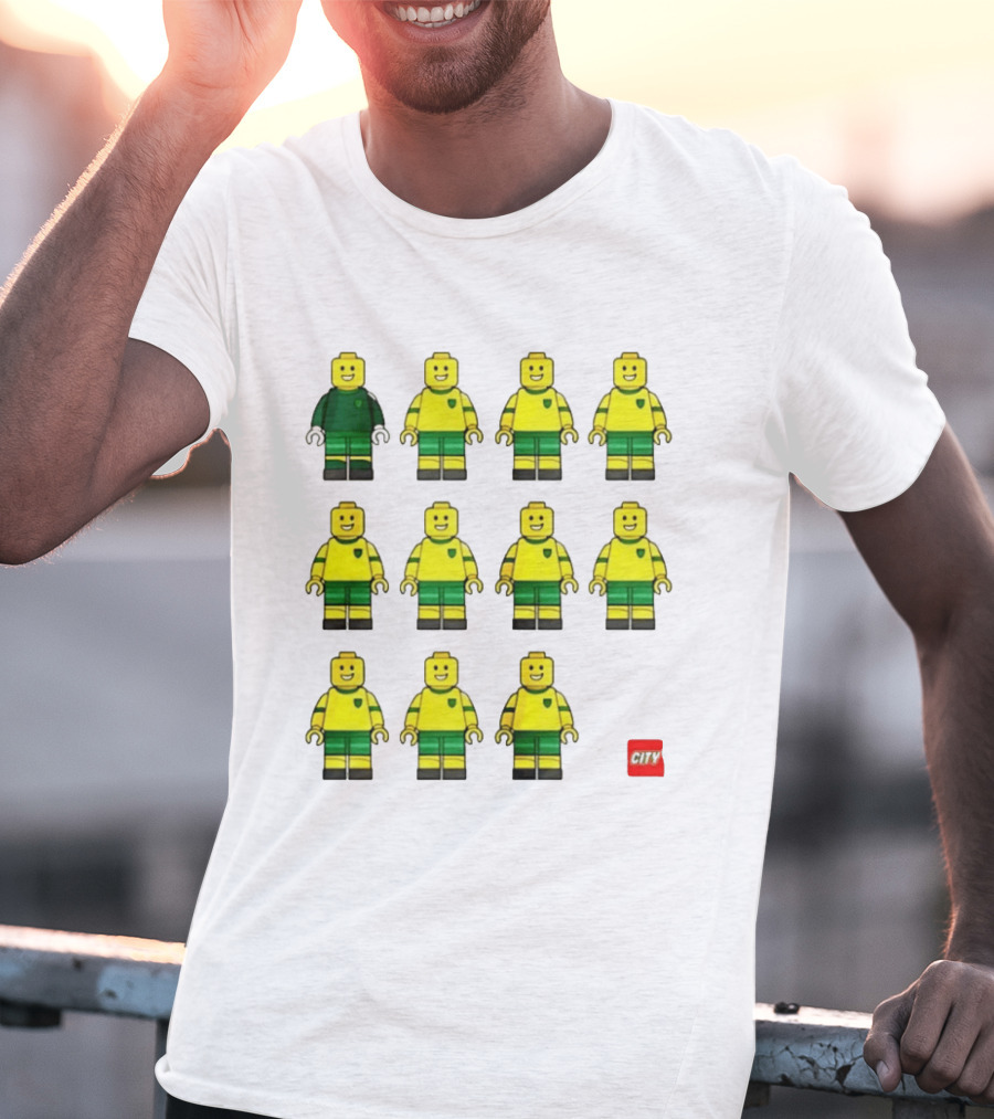 Norwich City F.C. Lego Minifigures Team Formation T-Shirt