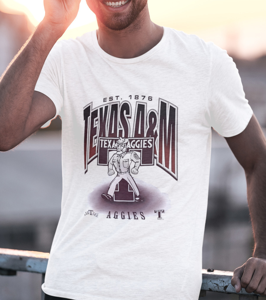 Texas A&M Aggies Est 1876 College Station Traditions Aggieland Football Texas T T-Shirt