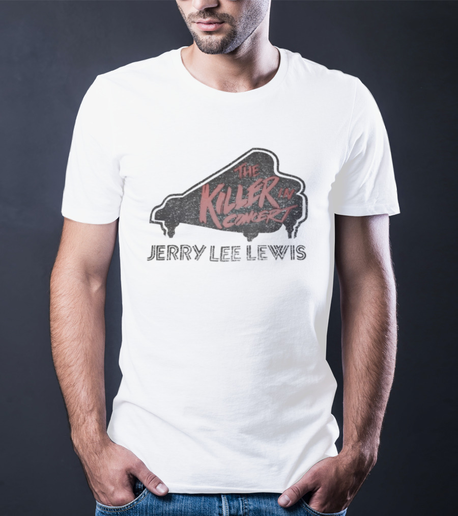The Killer In Concert Jerry Lee Lewis Piano T-Shirt