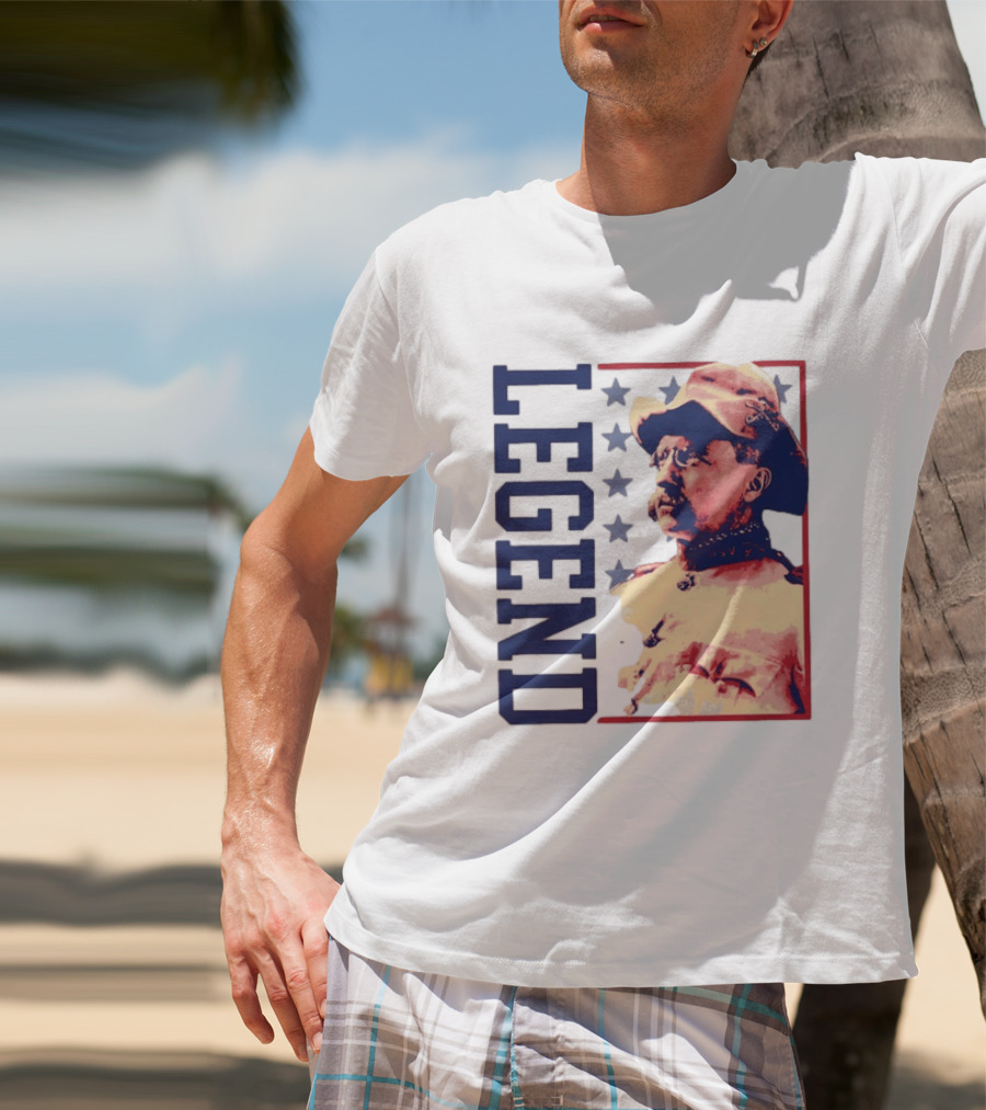 Legend Teddy Roosevelt Stars Iconic Figure T-Shirt