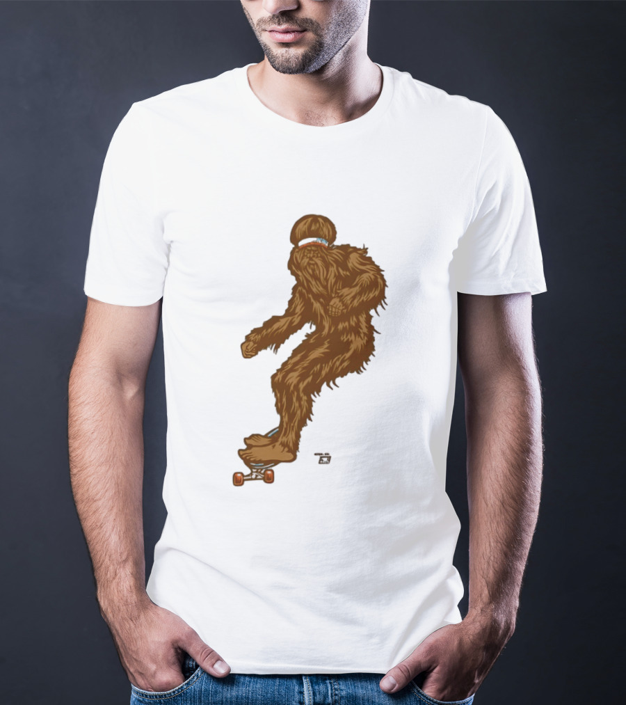 Ames Bros Skater Bigfoot Sasquatch Skateboard Legend T-Shirt