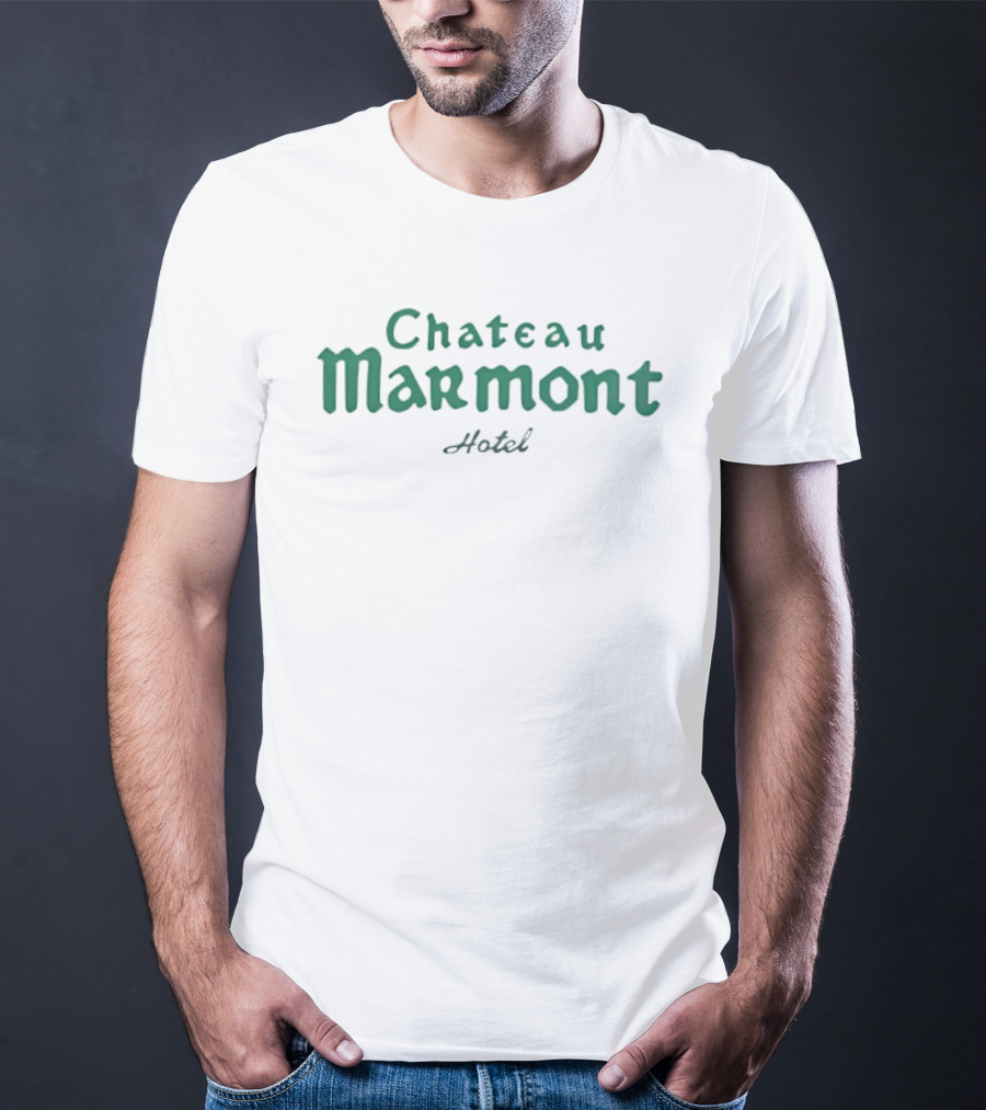 Chateau Marmont Hotel Iconic Vintage Style Motel Sign T-Shirt