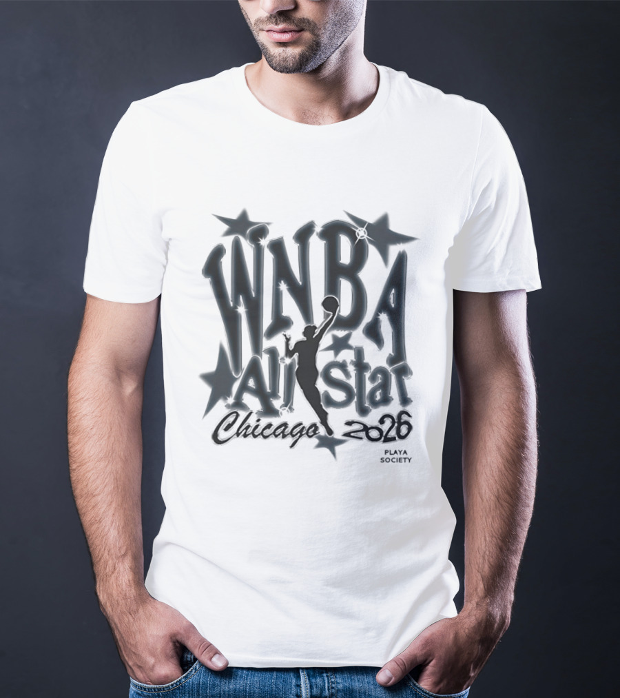 WNBA All Star Chicago 2026 Playa Society T-Shirt
