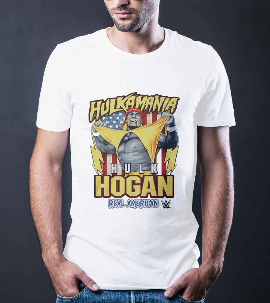 Hulkamania Hulk Hogan Real American WWE Legend T-Shirt