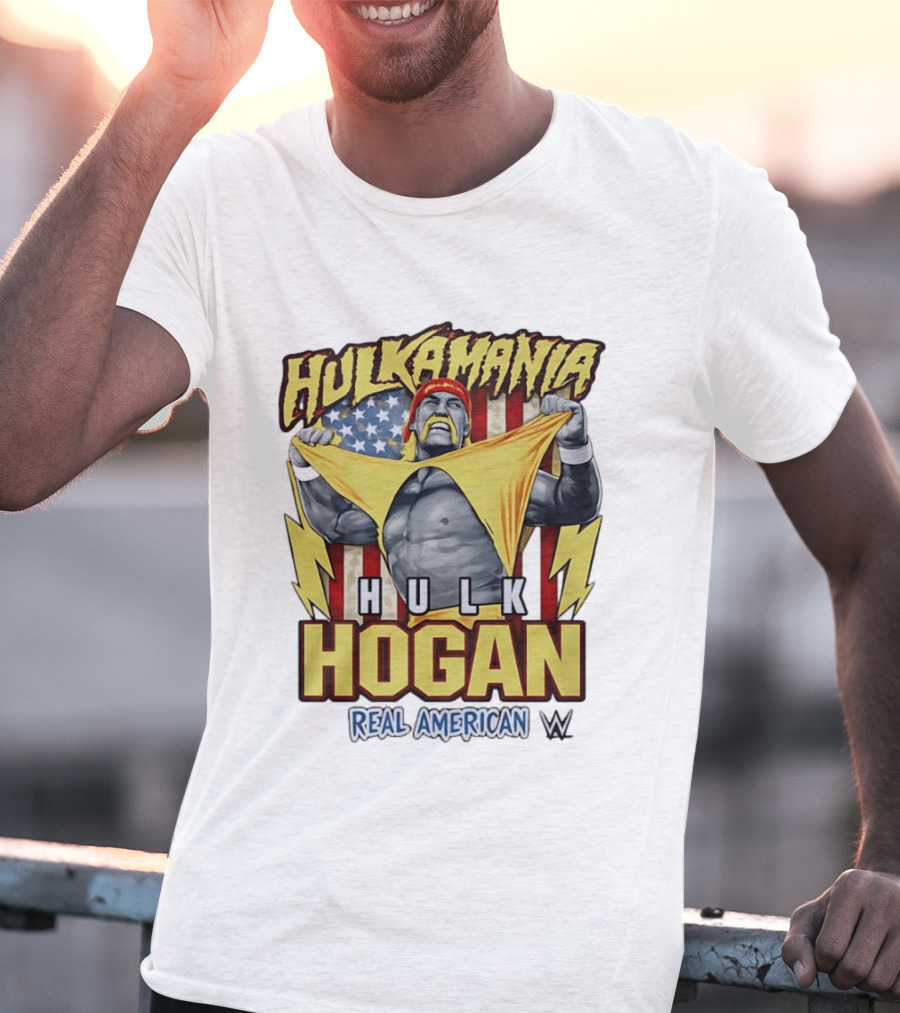 Hulkamania Hulk Hogan Real American WWE Legend T-Shirt