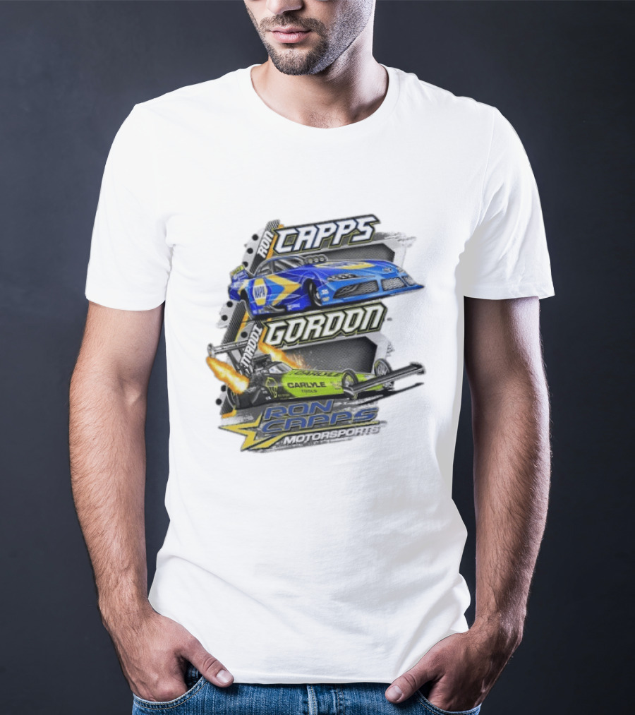 Ron Capps Motorsports Carlyle Tools Drag Racing Gordon Maddi T-Shirt