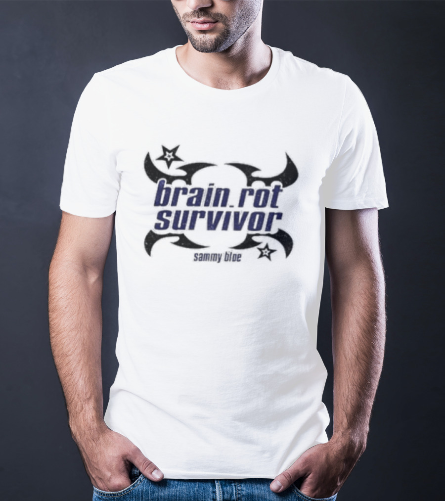 Brain Rot Survivor Sammy Bloe Internet Culture T-Shirt