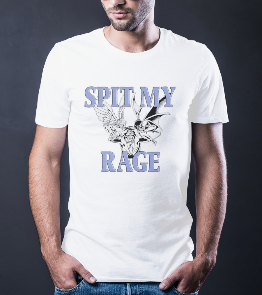 Spit My Rage Angel Devil Inner Conflict T-Shirt