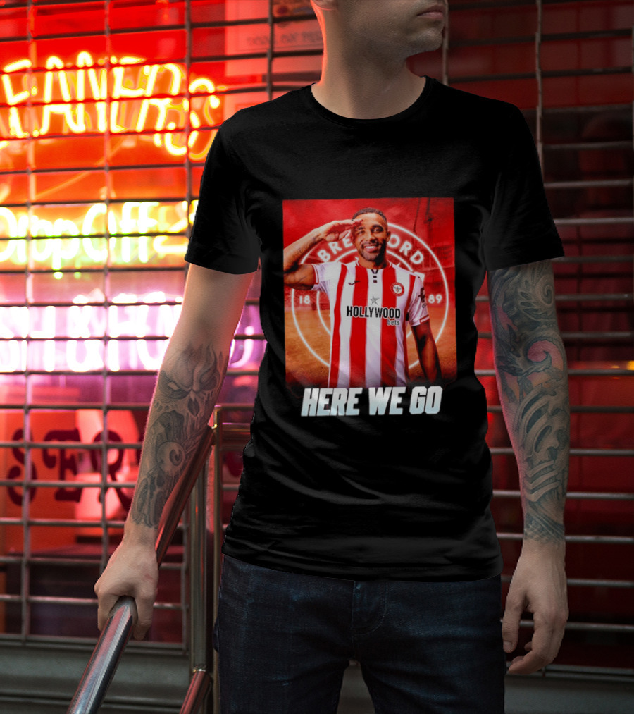 Brentford FC Callum Wilson Here We Go Hollywood Bets T-Shirt