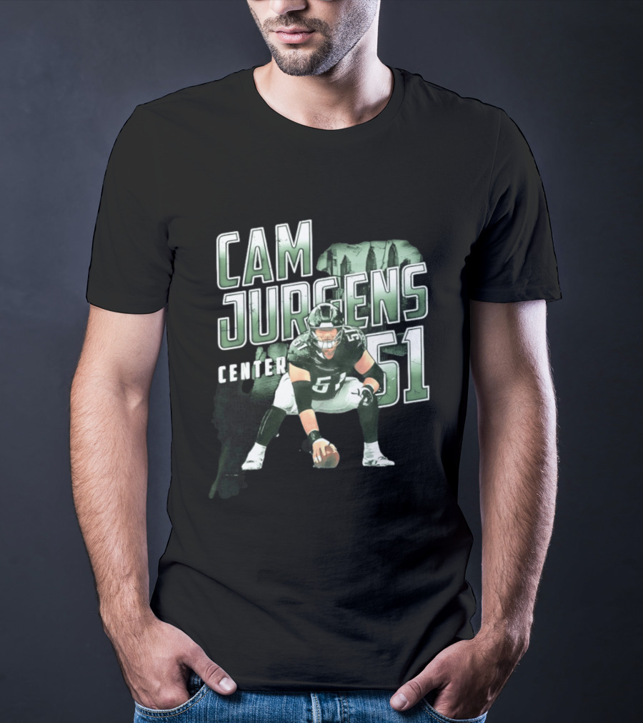 Cam Jurgens Philadelphia Eagles Center 51 Player Jersey NFL Team Fan T-Shirt